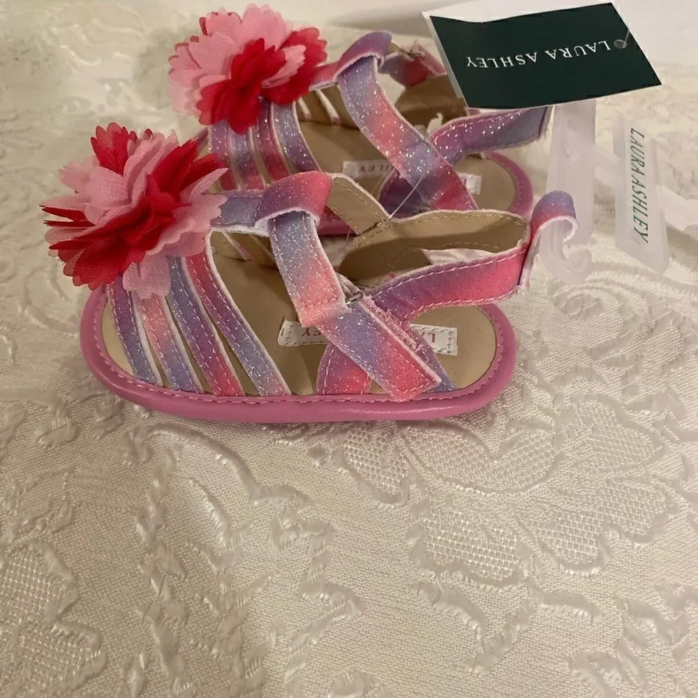 🛍Girls Laura Ashley kids shoes Toddler fashion summer sandals Sizes:3